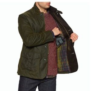 Barbour Lutz Wax Jacket (Olive)